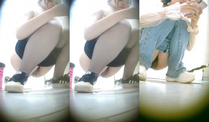 美女如云夜总会女厕正面全景偷拍两个妹子尿尿