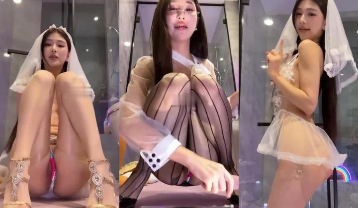 人气顶级校花美女【nidekikibabe】最新福利，脸鲍同框前凸后翘S级，不射算我输