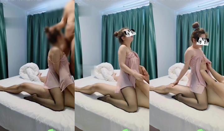 【北京夫妻】全集：《单男凶狠的龙抓手》，淫妻的奶子都快被捏爆了