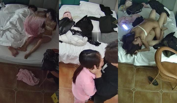 酒店偷拍 ️大学生情侣小哥把粉嫩女友抠出水后被折叠起来狂操表情销魂