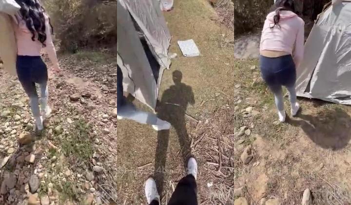 【超顶 ️通奸乱伦】会喷水的亲姐姐 最原始的激情 野外营地与姐姐大战潮吹内射 扩阴器窥视流向子宫