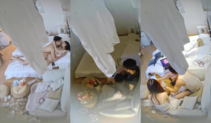 乐橙酒店精品台偷拍 摄影师给平面模特女友送花发起浪漫猛烈攻势操了她几天