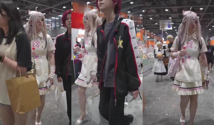 『BCbananacat』街拍系列合集 超美COSER露出好多毛毛