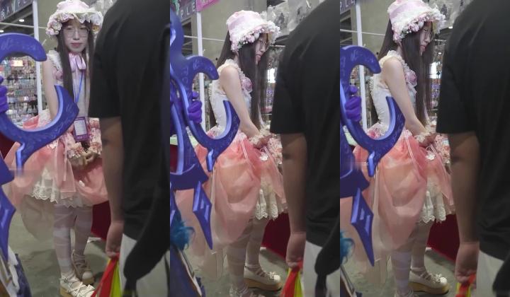 『BCbananacat』街拍系列合集 超美COSER露出好多毛毛