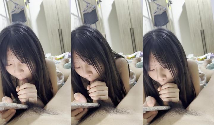 白皙小妹小穴吸烟 边玩手机边吃鸡 尝试多种体位啪啪