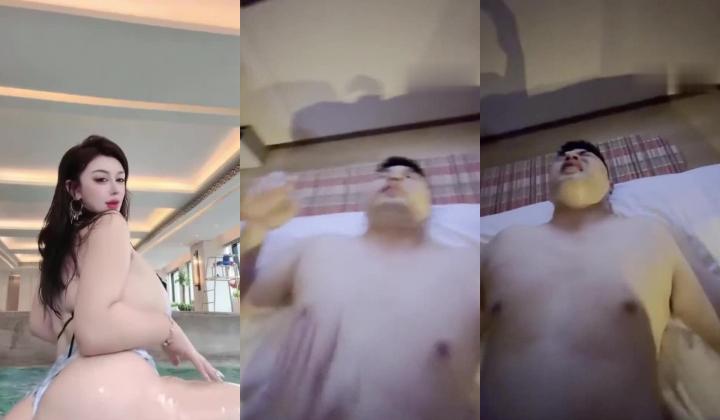 微博128万粉，抖音巨乳女神【芷仪g宝】大诗瑶最新无套插逼喷水外射露脸女上