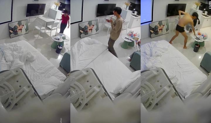 酒店偷拍 ️周末温情时光 ~ 学生情侣~素颜大奶学妹好嫩~好想射!