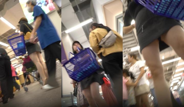 豹纹细跟长腿短裙小少妇逛超市性感长腿配上豹纹细跟鞋诱惑值拉满了紧贴着收下少妇黑色窄内