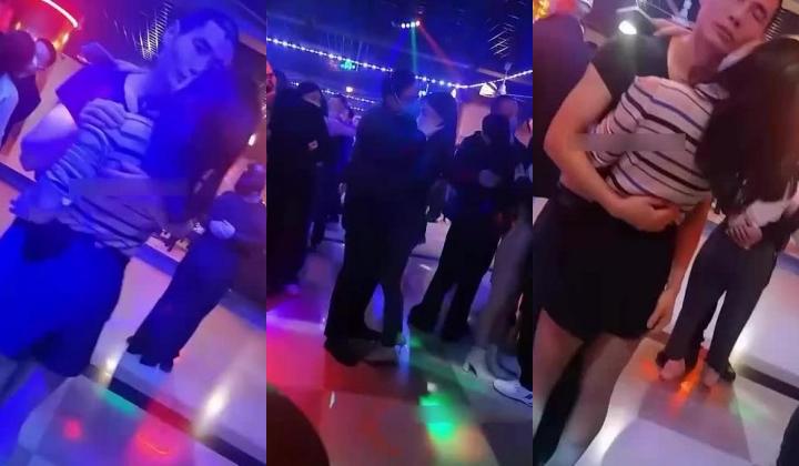 《砂舞厅》重庆望江楼舞厅内的淫乱的抓奶抠逼