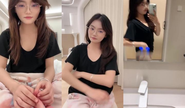 邻家女神！尺度突破！终于被操了~【困困兔】，眼镜美，清纯反差，被男友家中啪啪狂操，娇喘阵阵好骚