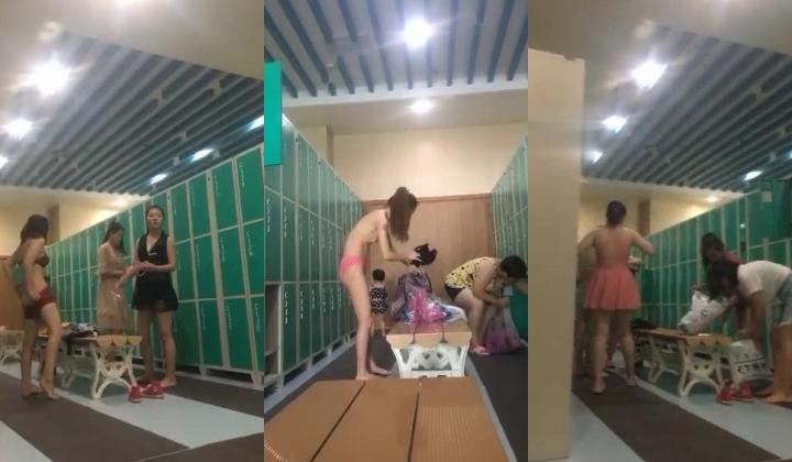 大胆女国内某大型室内温泉娱乐水世界暗藏摄像机TP女士更衣间好多年轻妹子换衣