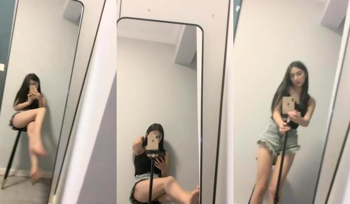 明星脸，几万粉丝的小网红，【偷走一头猪】，清秀女神~长腿骚舞~道具黑牛~逼会下蛋，走在街上回头率