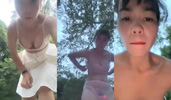 离异少妇，【单亲少妇】，炎热的夏天，到野外小溪游泳，到处撒尿，村里人都没发现