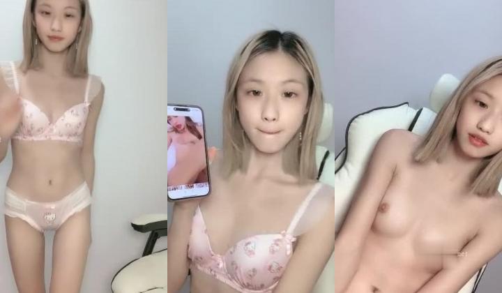 天花板级别，校花心动女生，【初恋女友】沉浸式观赏，一线天粉嫩白虎鲍鱼，掰开给你看