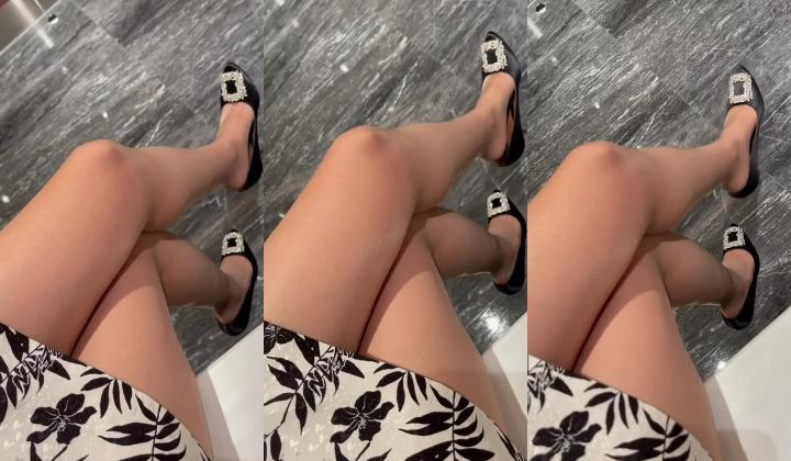 【腿控福利】新加坡OL反差闷骚女「林啾啾」OF私拍 丝袜高跟美腿自慰，衣帽间大尺度私拍