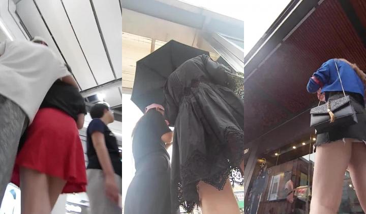【CD抄底】大师偷拍各种骚丁、无内第三弹