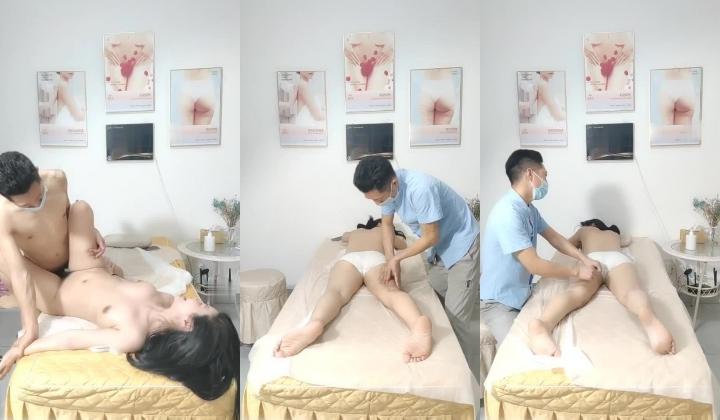 【诱惑的小女人】，真实SPA推油按摩，极品美女，身材满分，娇喘阵阵被花式干高潮