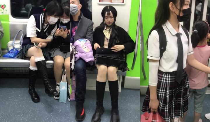 大神专挑年轻的学生妹跟拍偷拍集合B，竟敢用闪光，几十个学生妹，转挑精品美眉！JK制服丝袜美腿，隔着屏幕都能闻到青春的气息