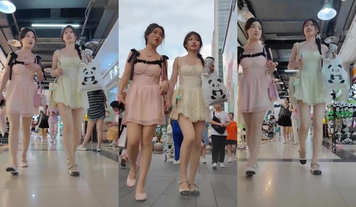 步行街拍抄底大神『KXCD』系列合集第9季20V 专挑年轻好看质量高的小姐姐