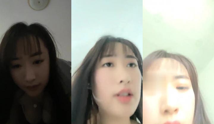 颜值人气女神！~【月亮是我撸弯的】，关注已久，终于被干了！透明蕾丝，肤白貌美，被纹身大汉爆操