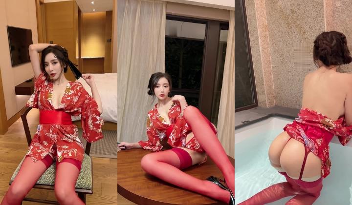 【极品女神 ️超级核弹】秀人超人气女神『王馨瑶』最新定制《大红色和服》极品身材巨乳女神 超性感 超清3K原版