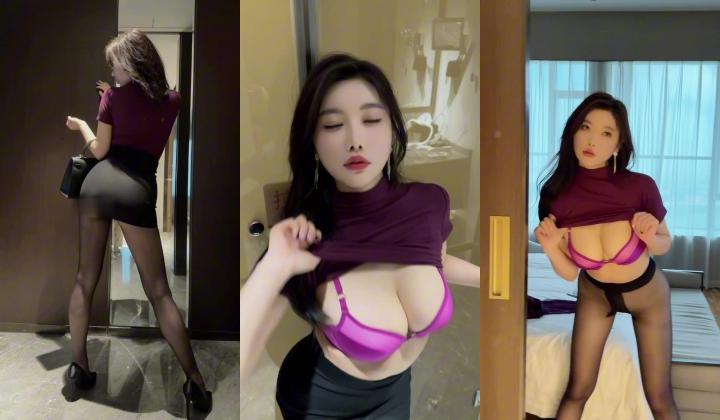 秀人网人气女神，【杨晨晨】，气质职业装OL，黑丝无内诱惑，大长腿撩人的眼神，摄人心魄
