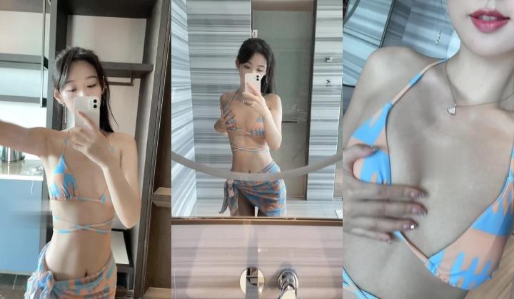 【超美颜值 ️极美女神】秀人极品嫩模『唐安琪』最新魅惑私拍 性感比基尼 大秀完美身材 美乳翘臀太