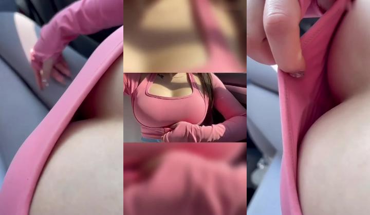 【秀人模特】小海臀Rena，包臀凸点无内，微信私拍福利。公车发骚，奶头侧漏