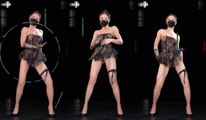 抖音9.5万粉爱健身的职业模特【尹格格】假面舞团用名【王妃】超级版