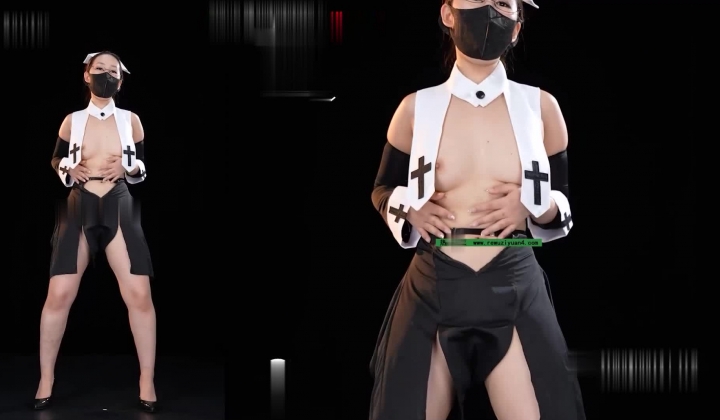 超顶大尺度！假面舞团美乳肥臀眼镜御姐69号VIP版~各种情趣赤裸裸露奶露逼顶胯摇摆挑逗