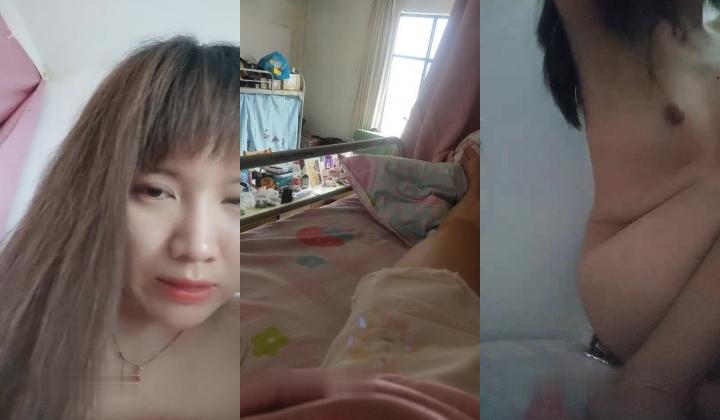 【学生妹直播赚学费】这真的是学生妹在宿舍直播，还开收费秀，护理专业，厉害，看个新鲜，粉嫩鲍鱼好多