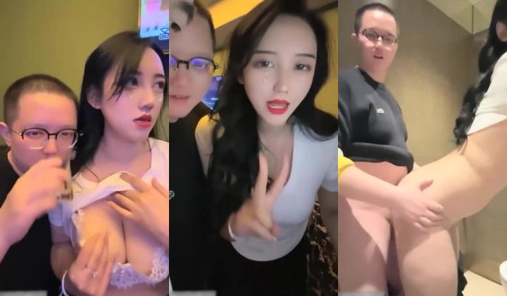 气质贵妇KTV包房和公司领导约会，这气质身材一级棒，带到包房卫生间无套后入干到吐舌头