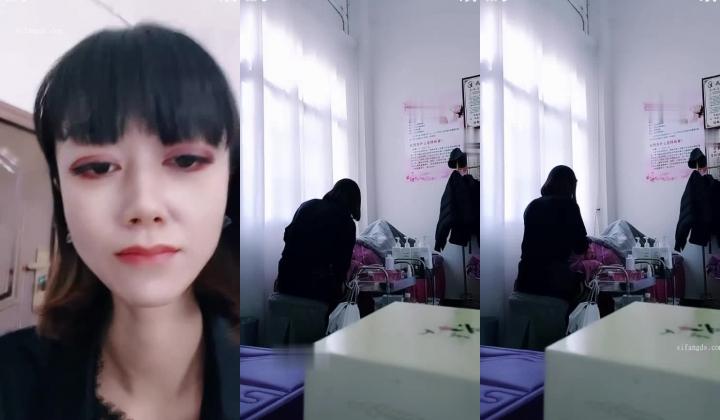 养生馆美容院女子，【单人少妇】，勾搭男顾客，1天3场啪啪内射，小少妇骚话不断，妩媚勾人