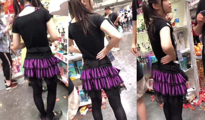 【经典CD】某房96RMB热销作品品 顶级无内 女仆装双马尾！网袜和黑丝2部无内