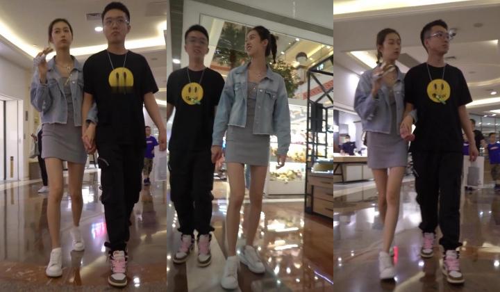 【YZWCD】男友前拍蕾丝边内！