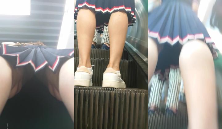 【精品CD】牛人大神尾随抄底 ️极品反差气质妹子，外表清纯，内心闷骚，超诱惑情趣吊带丁字裤