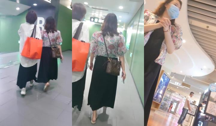 【精品CD】牛人大神尾随抄底 ️极品反差气质妹子，外表清纯，内心闷骚，超诱惑情趣吊带丁字裤