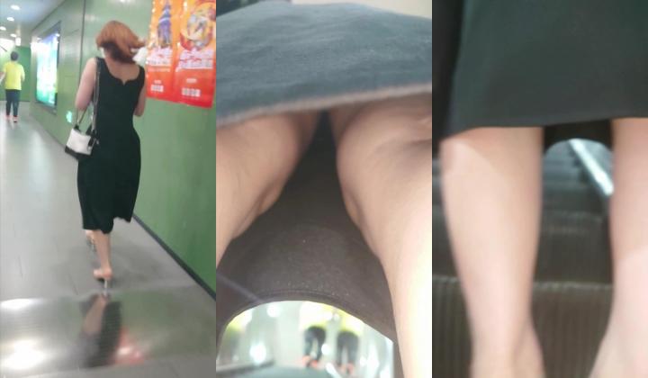【推荐CD】价值61RMB作品合集定制 商城抄底薄纱、透明、丁内，各式性感类的裙底 吊带黑长裙性
