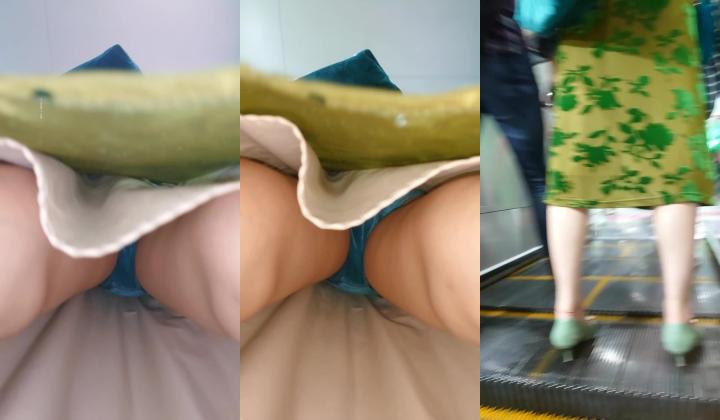 【精品CD】牛人大神尾随抄底 ️极品反差气质妹子，外表清纯，内心闷骚，超诱惑情趣吊带丁字裤