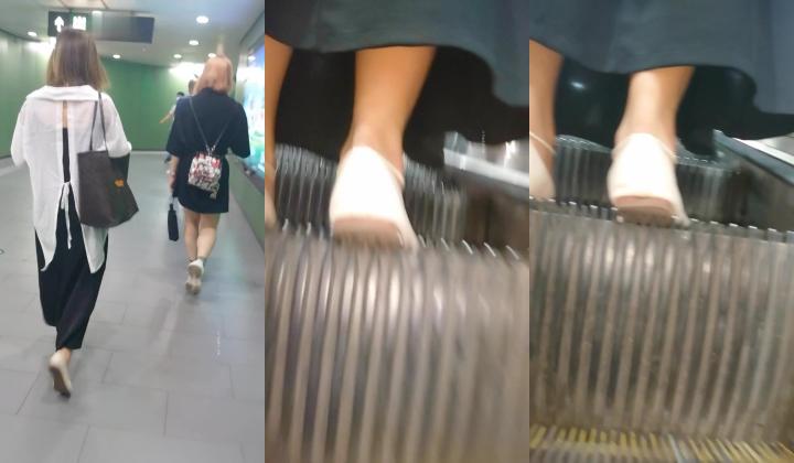 【精品CD】牛人大神尾随抄底 ️极品反差气质妹子，外表清纯，内心闷骚，超诱惑情趣吊带丁字裤