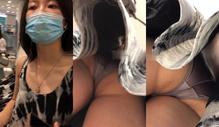 美女聚集地横扫商场步行街极限抄底各种类型风格小姐姐裙底