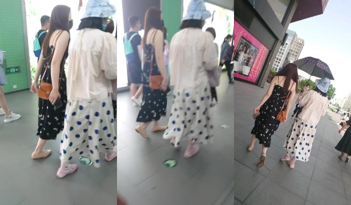 地铁站一路跟踪抄底多位美女少妇 好奇她们下面都穿着什么样的内内