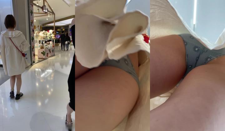 自购牛逼大师商业步行街4K设备尾随贴身极限抄底多位靓妹全是亮点 穿着通透的小姐姐！前抄竟然是G奶