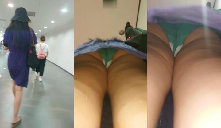 地铁站一路跟踪抄底多位美女少妇 一起探寻她们的裙底风光