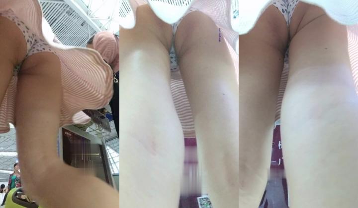 【最新 ️极品 ️抄底】超高质量机场地铁抄底⑤ ️惊现极品无内长腿美女 是方便借机小哥啪啪吗 高