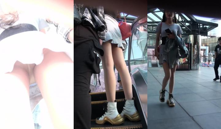 美女如云正街大神极限抄底超多气质小姐姐裙内，各种性感内裤骚丁超级养眼