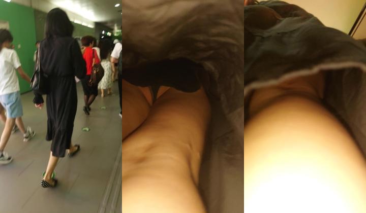 商场圈尾随抄底系列 个个都是裙装极品小姐姐