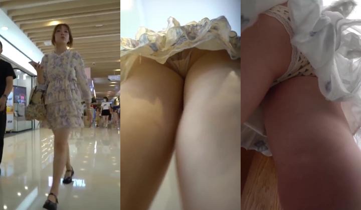 抄底漂亮少妇 皮肤白皙 身材丰腴 肥硕大屁屁 内内超性感