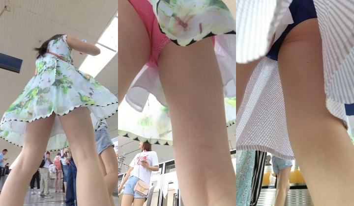 【最新 ️极品 ️抄底】超高质量机场地铁抄底 ️高挑美女阴毛旺盛露出两根 三角内内夹在逼缝隙里 