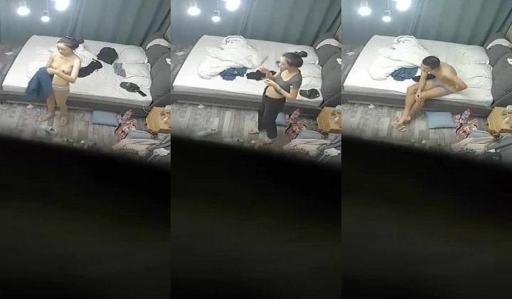 新流出乐橙酒店摄像头 ️侧边床偷拍两对男女下午开房啪啪